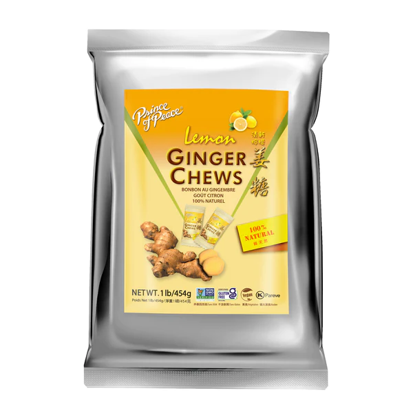 Prince Of Peace Ginger Chews  1 LB Bag