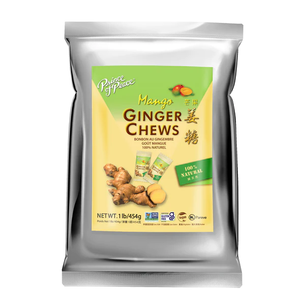 Prince Of Peace Ginger Chews  1 LB Bag