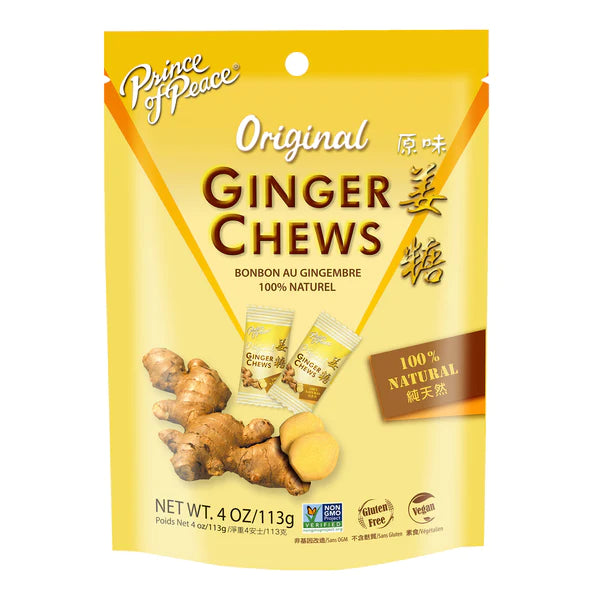 Prince Of Peace Ginger Chews  4 oz Bag