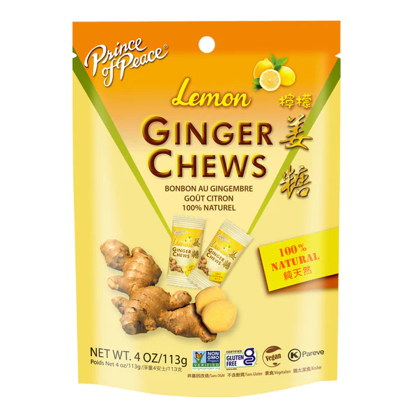 Prince Of Peace Ginger Chews  4 oz Bag